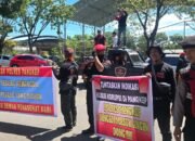 Wujudkan Rasa Aman, Polres Pangkep Amankan Aksi Unjuk Rasa GRIB JAYA