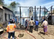 Kebakaran Hanguskan Satu Rumah di Kampung Leppangeng, Diduga Akibat Korsleting Listrik