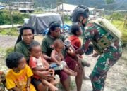 Satgas TNI Layani Kesehatan Ibu dan Bayi di Dambed Papua