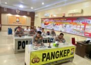 Kapolres Pangkep Hadiri Coffee Morning Bersama Kapolda Sulsel Secara Virtual
