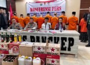 POLRES PANGKEP GELAR PRESS RELEASE HASIL OPERASI PEKAT LIPU 2025