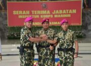 Kolonel Marinir Ena Sulaksana Resmi Pimpinan Prajurit Petarung Pasmar 1