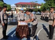 UPACARA SERAH TERIMA JABATAN PEJABAT JAJARAN POLRES PANGKEP POLDA SULSEL