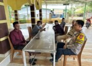 Melalui Door to Door System (DDS), Bhabinkamtibmas Polsek Bungoro Sampaikan Pesan Kamtibmas Di Wilayah Binaan