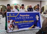Anggota DPR RI Julie Sutrisno Laiskodat Berbagi Kasih 15 Ekor Sapi Kurban di Dapil NTT 1