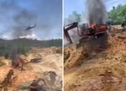 Masyarakat Adat Raja Ampat Bakar Alat Berat Perusahaan Nikel, Tuntut Penutupan Tambang