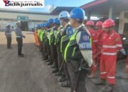 Satlantas Pangkep Sosialisasikan Operasi Patuh Pallawa 2025 kepada Satpam dan Karyawan PT. Tonasa Lines