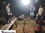 Patroli Malam, Polsek Tondong Tallasa Sampaikan Imbauan Kamtibmas kepada Warga