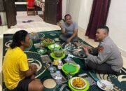 Patroli Malam, Polsek Ma’rang Sambangi Hajatan Warga di Kampung Leppangeng