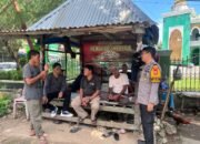 Sambang Wilayah Binaan, Bhabinkamtibmas Polsek Pangkajene Sapa Warga dan Beri Himbauan Kamtibmas