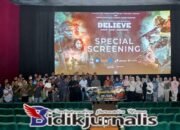 *Kodam I/BB Nobar Film Believe, Tumbuhkan Semangat Juang dan Pengabdian*
