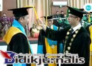 *Pengukuhan Prof. Dr. H. Andi Aderus, Lc., M.A sebagai Guru Besar UIN Alauddin Makassar yang dilaksanakan di Gedung  Auditorium*