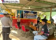 Polantas Menyapa, Satlantas Pangkep Sosialisasikan Operasi Patuh Pallawa 2025 di PT. Topabiring Trans Logistik