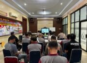 POLRES PANGKEP IKUTI VICON ANEV KAPOLDA SULSEL BERSAMA POLRES JAJARAN