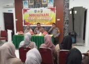 Kapolsek Pangkajene Jadi Narasumber Sosialisasi Bahaya Narkoba di Kelurahan Jagong