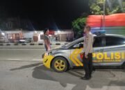 Polsek Pangkajene Intensifkan Patroli dan Pemantauan Pasar Malam di Stadion A. Mappe