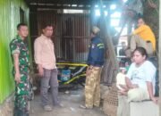 Bhabinkamtibmas polsek pangkajene dan Babinsa Tanggap Tangani Kebakaran Motor di Anrong Appaka