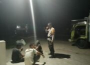 Bhabinkamtibmas Minasatene Patroli Malam, Antisipasi Pencurian Gabah di Musim Panen