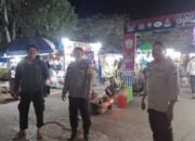 Polsek Pangkajene Lakukan Patroli dan Pemantauan Market Night di Stadion A. Mappe