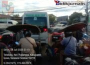 *Terjadi Kemacetan di Jalan Bakolu, Tetebatu Kecamatan Pallangga Kabupaten Gowa, Sebagian Besar Warga Berharap Pihak kepolisian Bertugas Di Bakolu Perempatan*