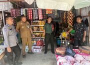Bhabinkamtibmas Polsek Pangkajene Sambangi Pasar Sentral Mappasaile, Sampaikan Imbauan Kamtibmas