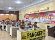 Kapolres Pangkep Ikuti Anev Sitkamtibmas via Zoom Meeting Pimpinan Langsung Kapolri