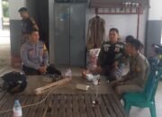 Bhabinkamtibmas Polsek Pangkajene Lakukan Door To Door System, Koordinasi dengan Satpol PP Jaga Harkamtibmas