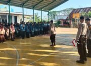 Semarak HUT RI ke-80, Polsek Pangkajene Ajak Pelajar Kibarkan Merah Putih untuk Tanah Air