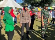 Kapolsek Ma’rang Pimpin Pengamanan Karnaval HUT RI ke-80 Tingkat Kecamatan