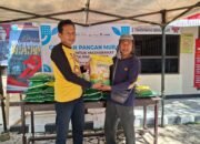 Warga kembali serbu Mako Polsek Pangkajene untuk Mendapatkan Pangan Murah berupa beras Bulog .