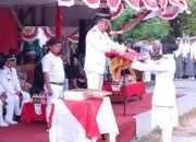 Polsek Liukang Tangaya Kawal Khidmatnya Upacara HUT RI ke-80 di Pulau Sapuka