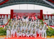 Semarak Musik Kebangsaan, Korsik GPW Satpol PP Barru Jadi Kebanggaan HUT ke-80 RI