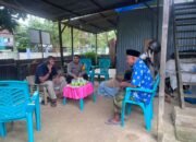 Bhabinkamtibmas Polsek Pangkajene Sambangi Warga Kampung Lette, Sampaikan Himbauan Kamtibmas