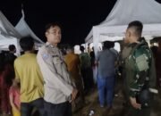 Bhabinkamtibmas Polsek Pangkajene Monitoring Lomba Karaoke HUT RI ke-80 di Anrong Appaka