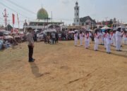 Sinergi TNI-Polri Amankan Lomba Gerak Jalan HUT RI ke-80 di Pangkajene