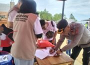 Kapolsek Bungoro Hadiri Penanaman Mangrove Bersama IKATEK Unhas di Pesisir Biringkassi