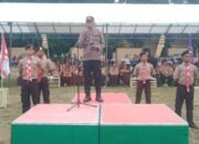 Kapolsek Minasatene Jadi Pembina Upacara Kemah Kemerdekaan Pramuka Kecamatan Minasatene