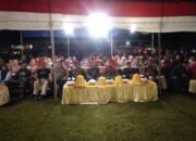 Bhabinkamtibmas Polsek Ma’rang Hadiri Malam Ramah Tamah HUT RI ke-80 di Wilayah Binaan Kelurahan Bonto-Bonto
