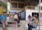 Bhabinkamtibmas Polsek Pangkajene Sambang Warga Mappasaile, Pastikan Situasi Kamtibmas Tetap Kondusif