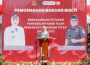 Bupati Barru Apresiasi Pemusnahan Barang Bukti Narkotika 30 Kg oleh Kejaksaan dan Polres Barru