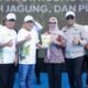 Bupati dan Wabup Barru Hadiri Pencanangan Senator Peduli Ketahanan Pangan di Pangkep, Terima Bantuan Bibit Jagung dari Menteri Pertanian.
