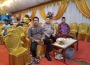 SPKT Bersama Bhabinkamtibmas Polsek Ma’rang, Sambangi Resepsi Pernikahan Warga Binaan