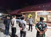 Ciptakan Kamtibmas Kondusif Polsek Balocci Bersama Koramil 1421-01 Balocci Gelar Patroli Gabungan di Wilayah Kecamatan Balocci Kabupaten Pangkep