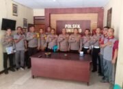 Kapolsek Bungoro Terima Kunjungan Tim Supervisi Bag Log Polres Pangkep