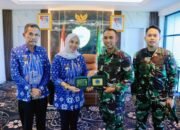 Bupati Barru Terima Audiensi Danyon Arhanud 16/Kostrad, Bahas Latihan Menembak Rudal di Polejiwa