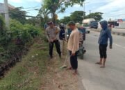 Bhabinkamtibmas Pangkajene Bersama Pemerintah, Mahasiswa, dan Warga Gelar Kerja Bakti Jelang Penilaian Adipura