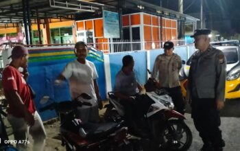 Hadir Tanpa Henti, Polsek Minasatene Jaga Keamanan Lingkungan Lewat Patroli Malam