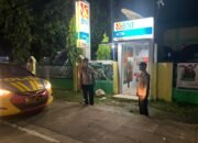 wujud lingkungan aman, polsek minasatene laksanakan patroli di malam hari