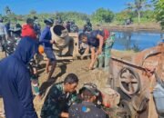 Progres Pengerjaan Pengecoran Jalan TMMD Ke-126 Kodim 1421/Pangkep Terus Berlanjut.