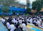 Polri Peduli Pendidikan, Bhabinkamtibmas Bungoro Ajak Pelajar SMAN 3 Pangkep Hindari Tawuran